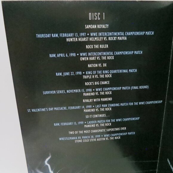 The Rock "The Most Electrifying Man in Sports Entertainment 3 Disc DVD Set WWE - Picture 7 of 9